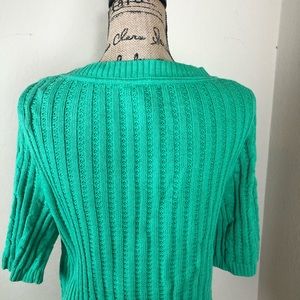 Lane Bryant Sweaters - Lane Bryant Cabled Green Sweater Cardigan 14 16 Lane Bryant Sweaters - Lane Bryant Cabled Green Sweater Cardigan 14 16
